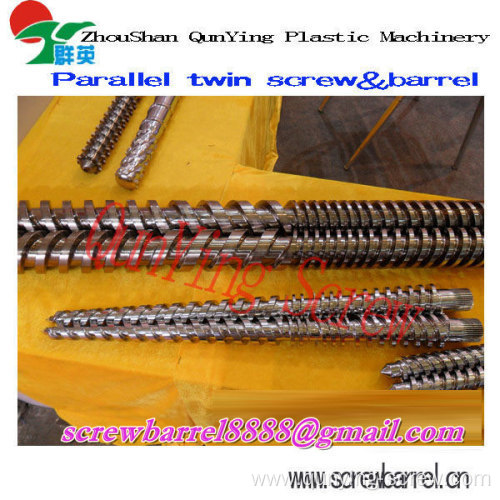 Conical Parallel Twin Screw Barrel For Extruder Machines 